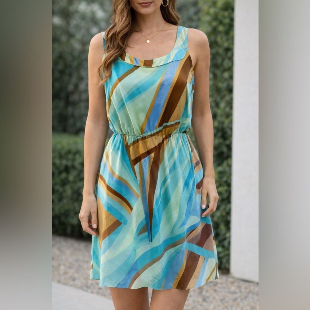 100% Silk 70’s Inspired Dress